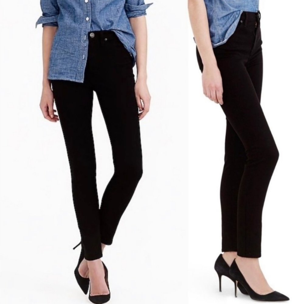 J. Crew High Rise Skinny Cord - Black, size 29
